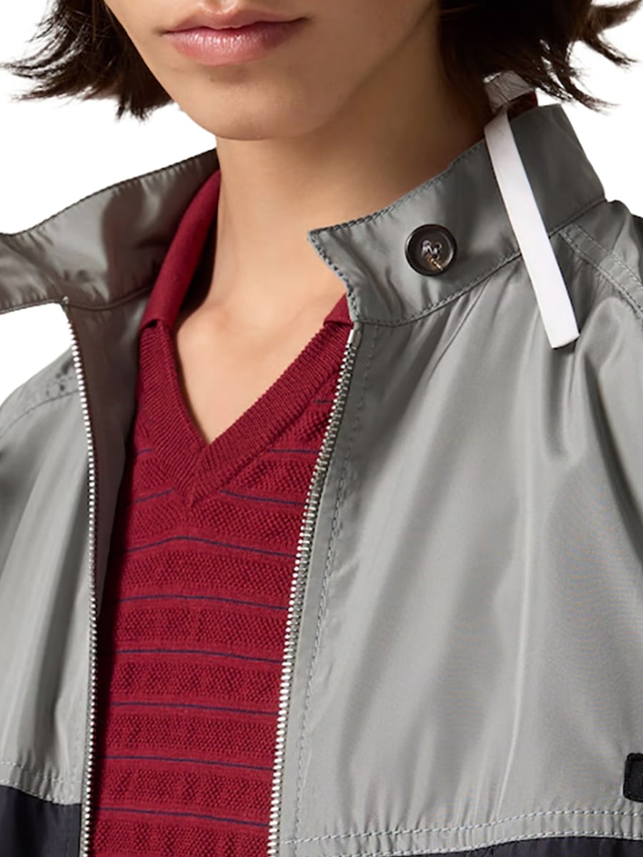 Miu Miu TEC SILK BLOUSON, view 4
