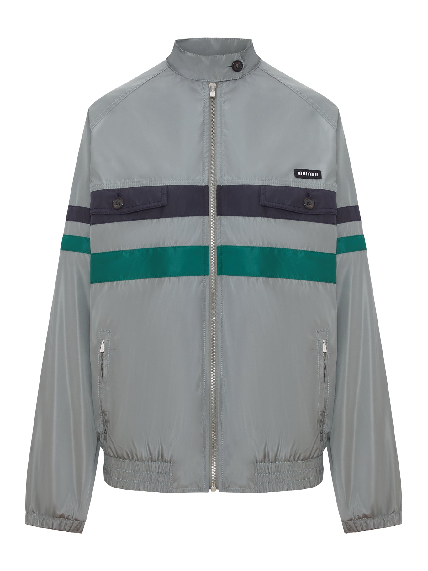 Miu Miu TEC SILK BLOUSON