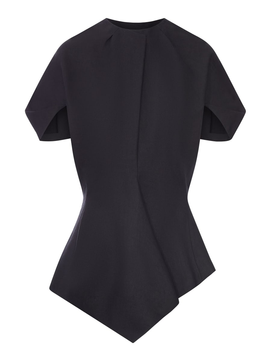 Khaite RUMI LINEN BLEND TOP