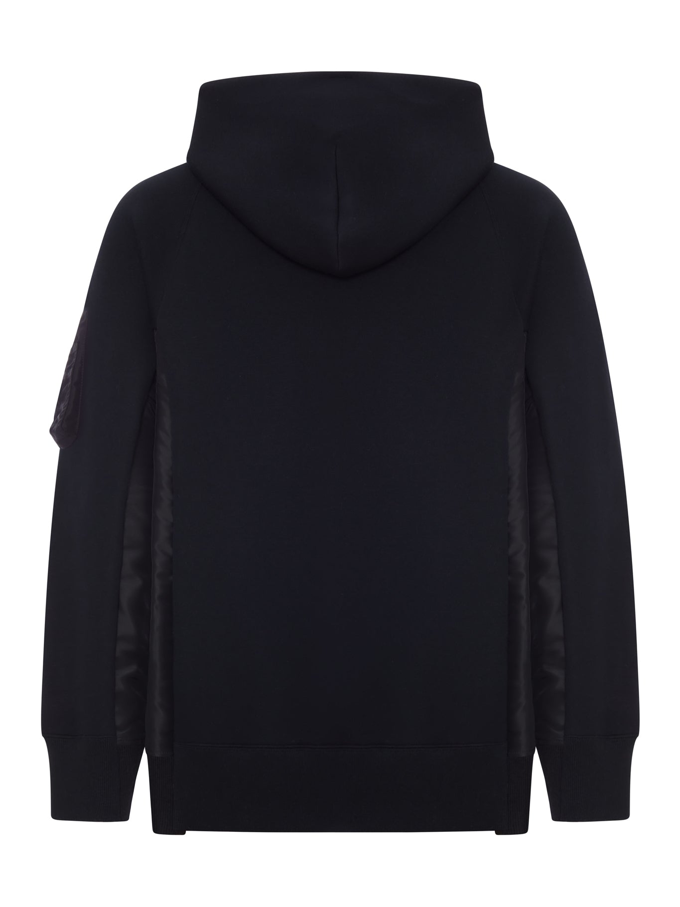 Sacai COTTON AND NYLON HOODIE, view 2