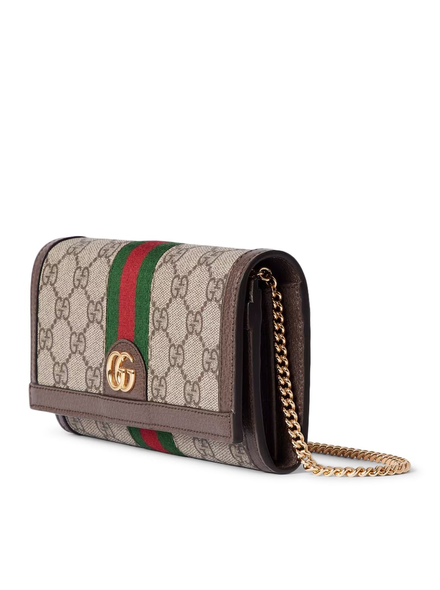 Gucci OPHIDIA WALLET WITH CHAIN, view 3