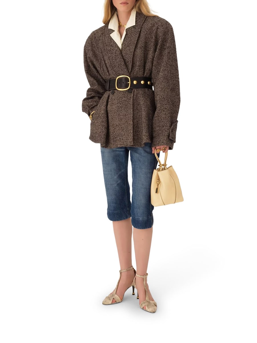Chloé CHLOÉ SPIN SMALL TOTE BAG IN LEATHER, view 2