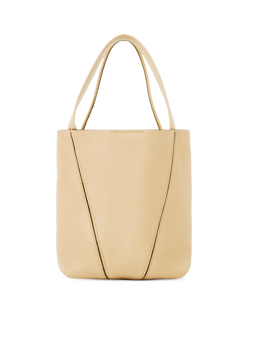 Chloé CHLOÉ SPIN SMALL TOTE BAG IN LEATHER, view 6