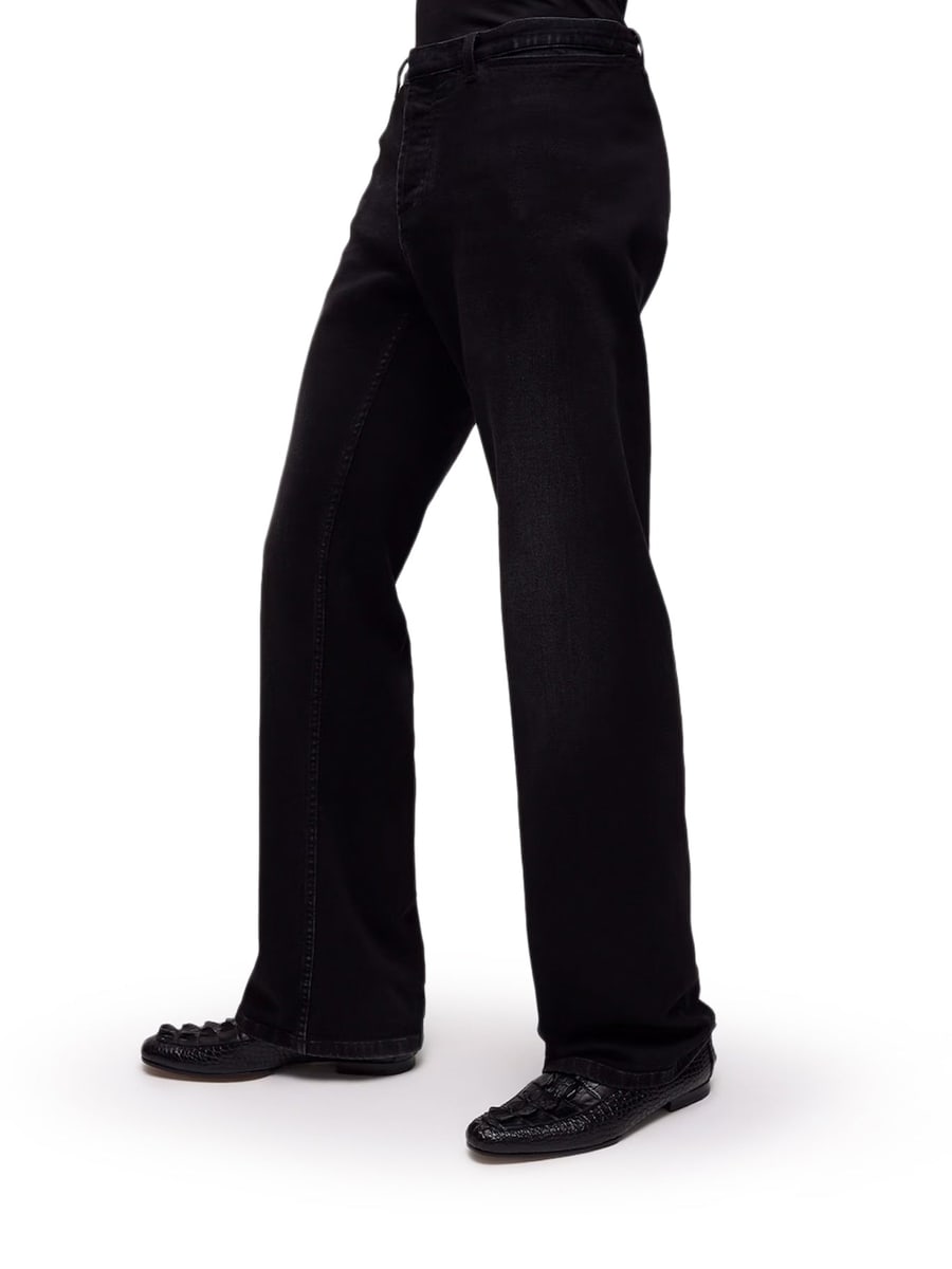 Gucci STRETCH COTTON DENIM TROUSERS, view 3