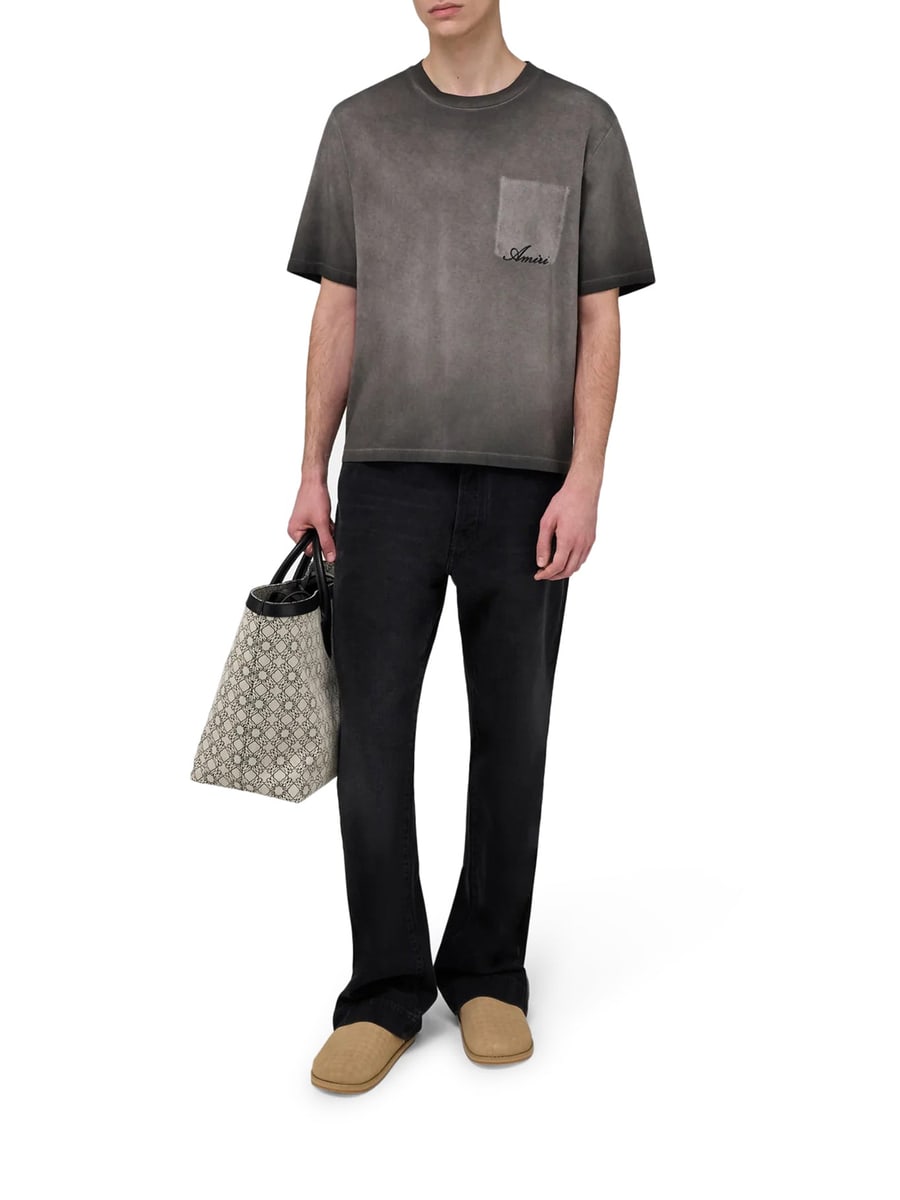 Amiri COTTON T-SHIRT WITH FRONT LOGO, view 2