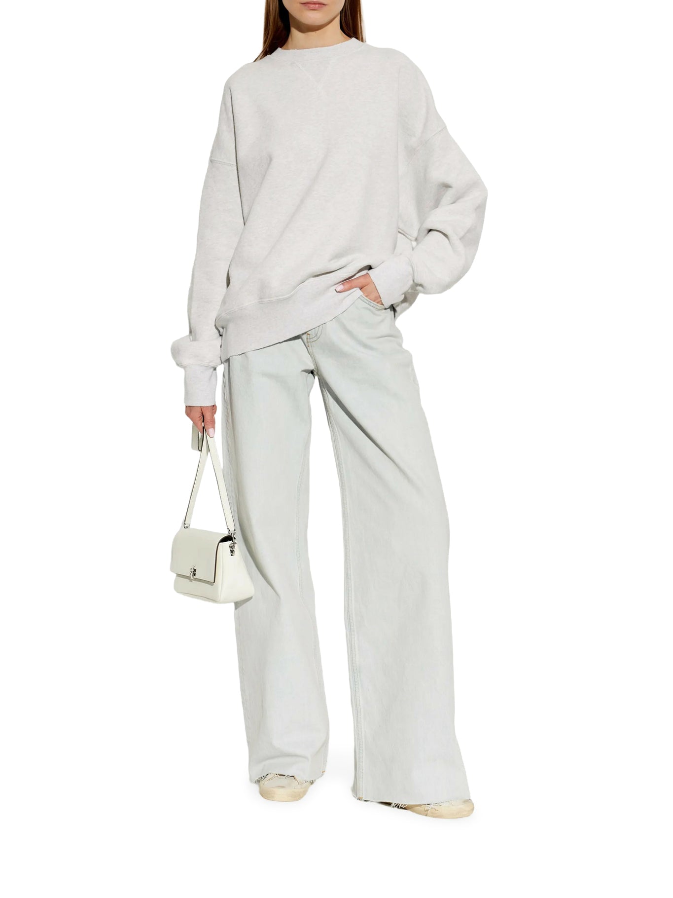 Golden Goose SUPER-STAR SNEAKERS WITH GLITTER DETAILS, view 2