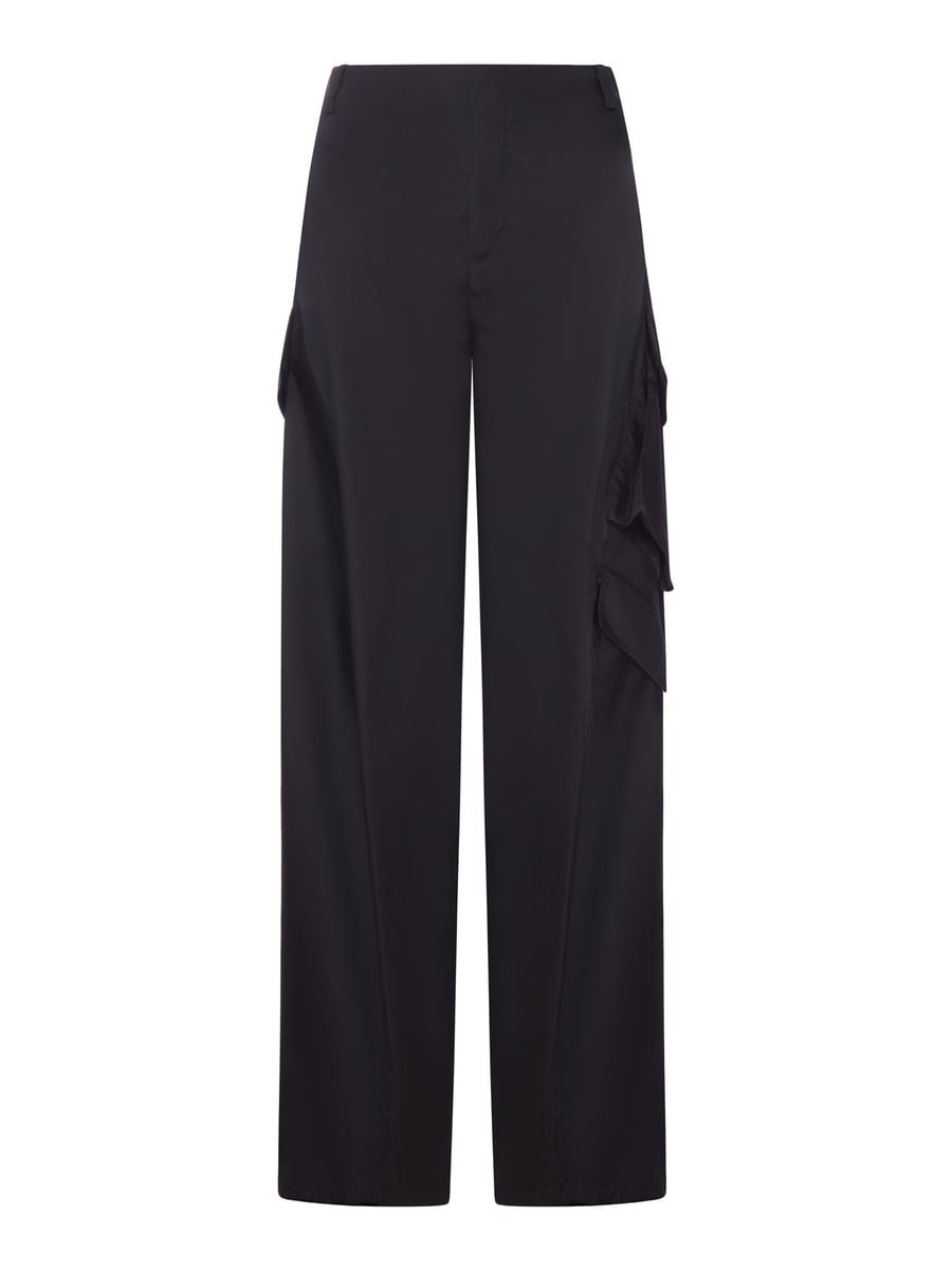 Alaïa TAFFETA CARGO PANTS