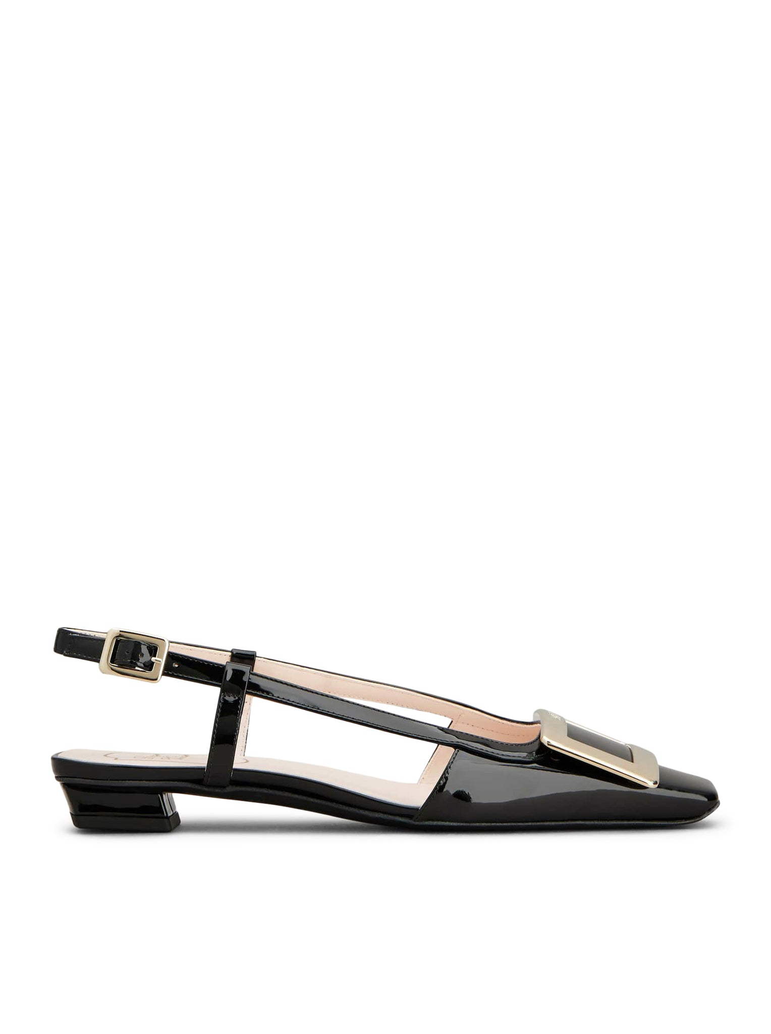 Roger Vivier BELLE VIVIER PATENT LEATHER SLINGBACK BALLERINAS