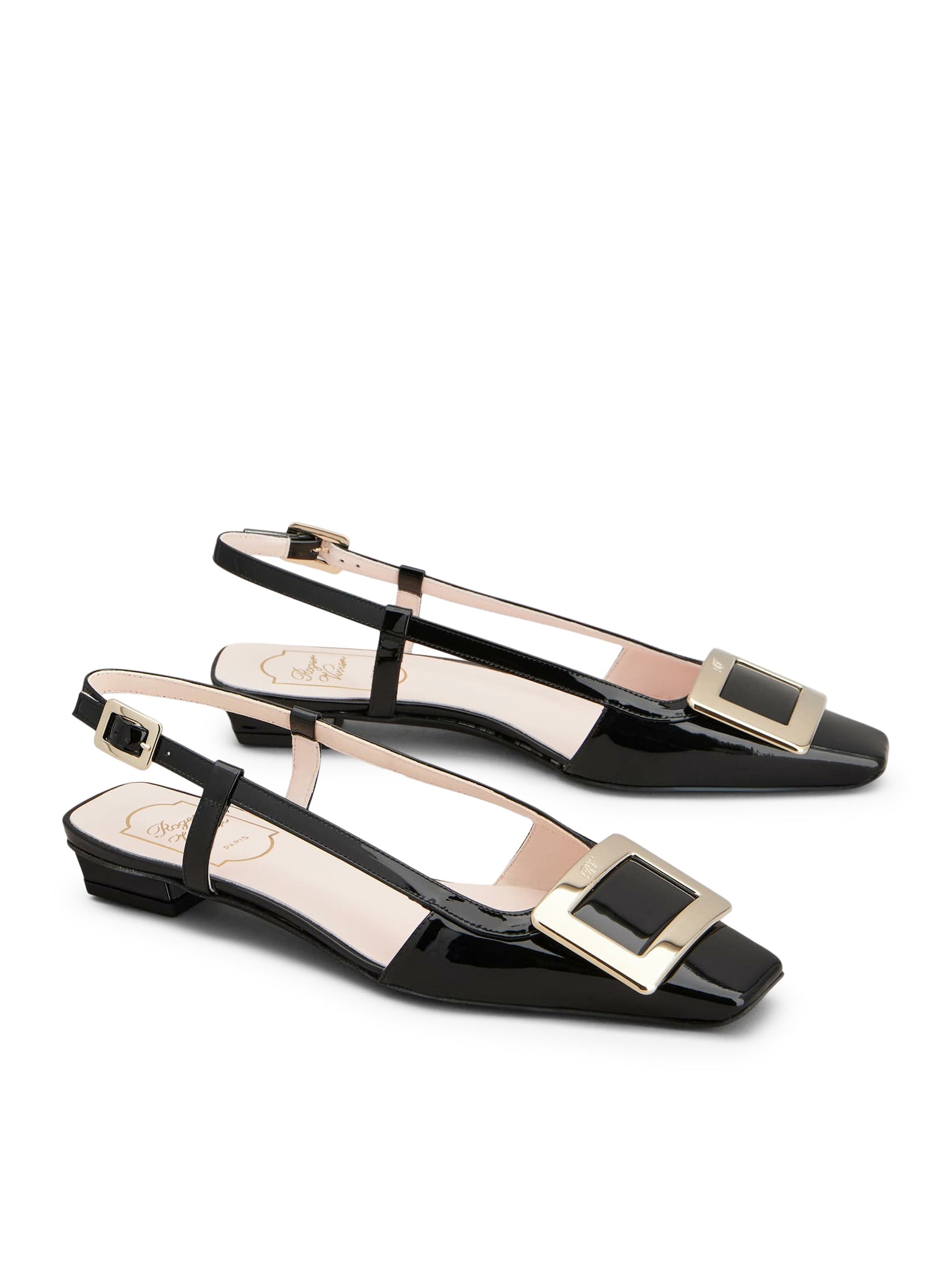 Roger Vivier BELLE VIVIER PATENT LEATHER SLINGBACK BALLERINAS, view 2