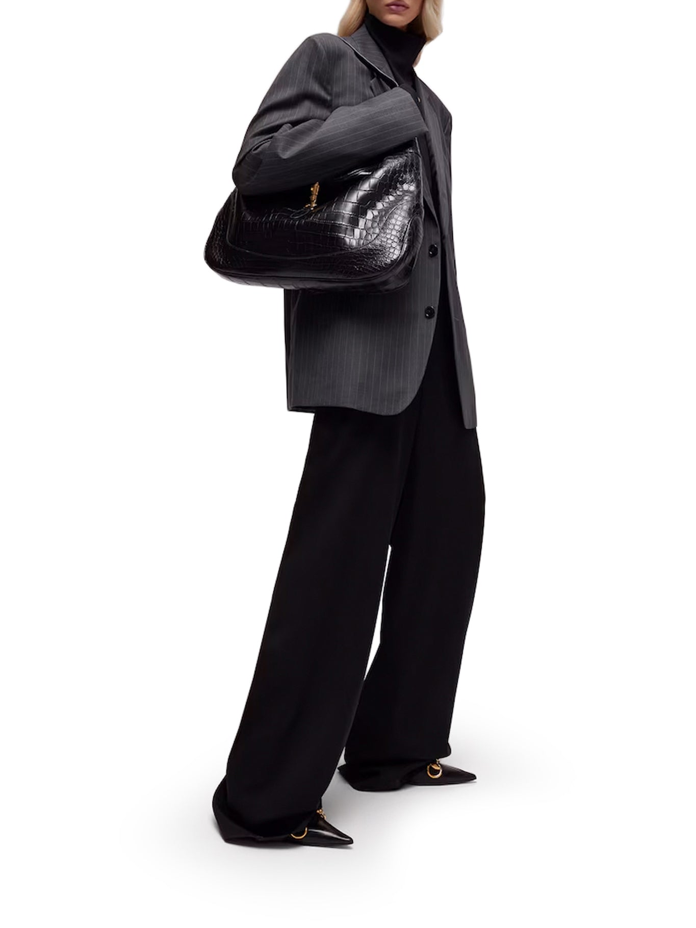 Gucci PINSTRIPED WOOL JACKET, view 2