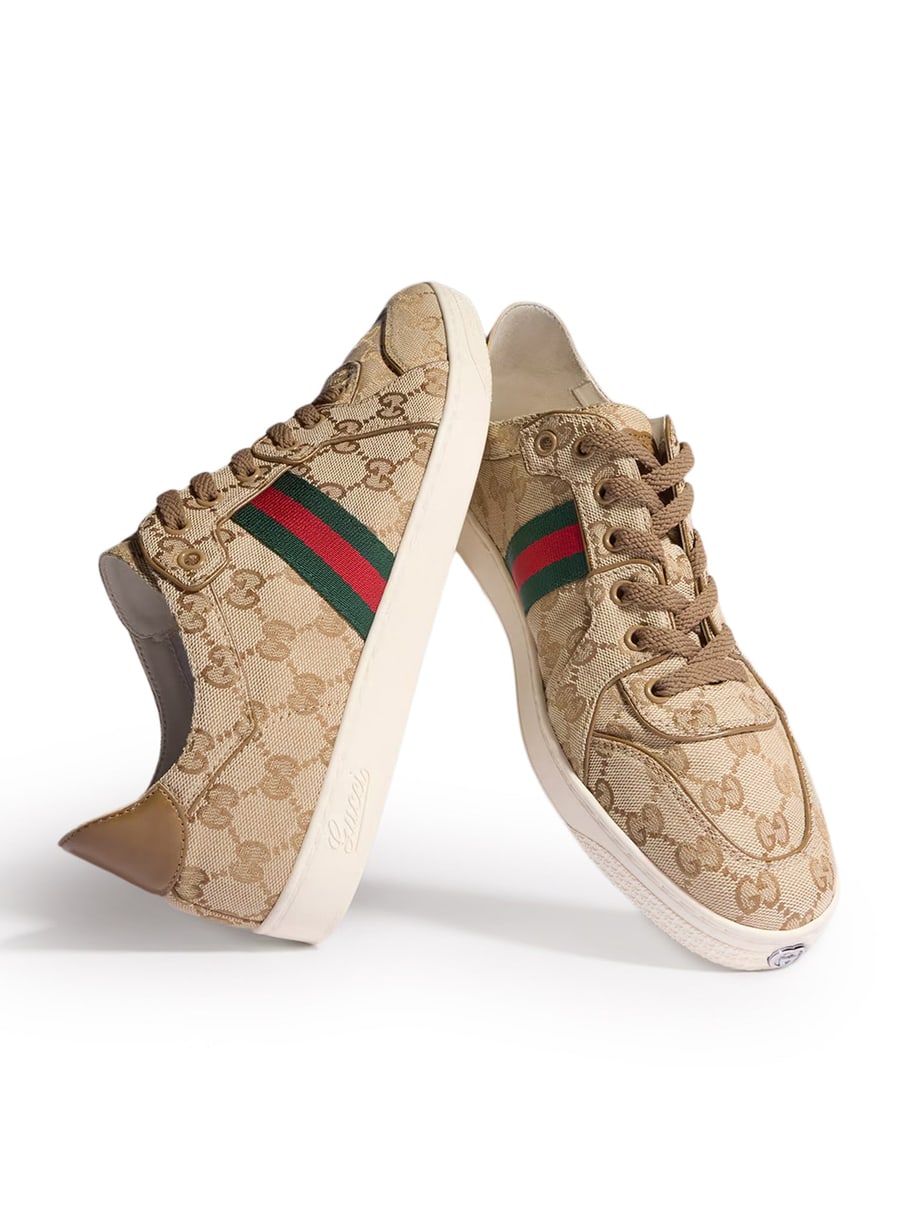 Gucci LOW STRETCH GG SNEAKERS, view 7
