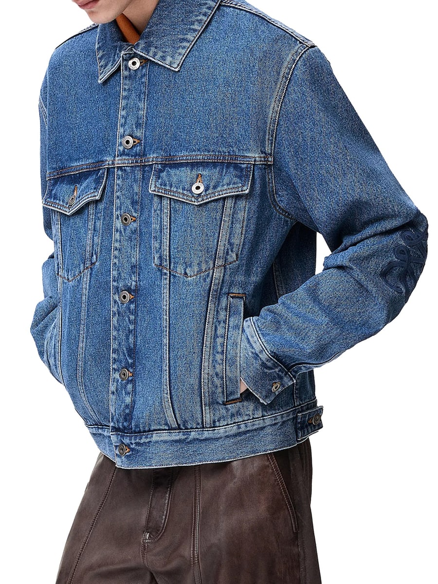 Loewe DENIM JACKET WITH ANAGRAM, view 3