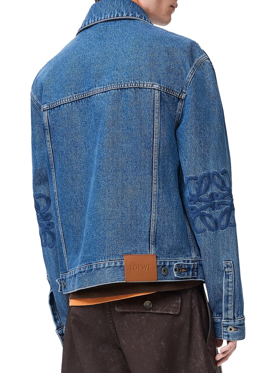 Loewe DENIM JACKET WITH ANAGRAM, view 4