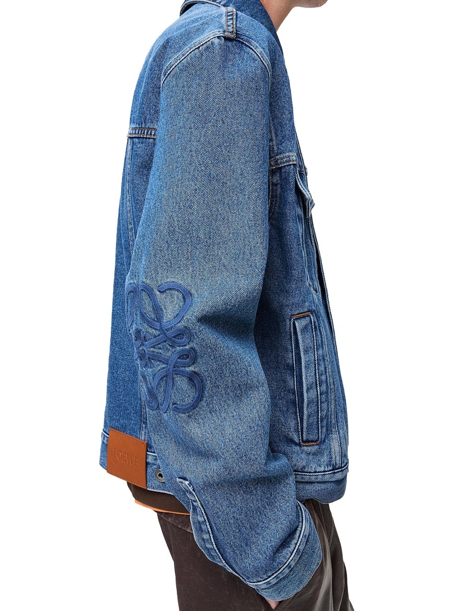 Loewe DENIM JACKET WITH ANAGRAM, view 5