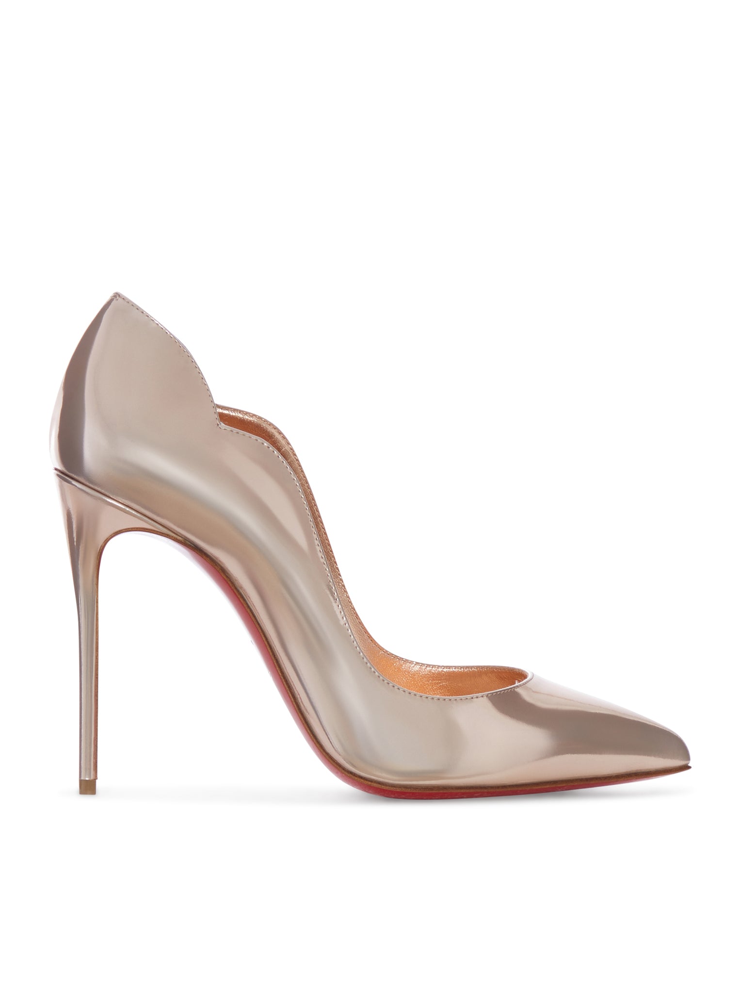Christian Louboutin NUDE PATENT LEATHER DÉCOLLETÉ WITH STILETTO HEEL