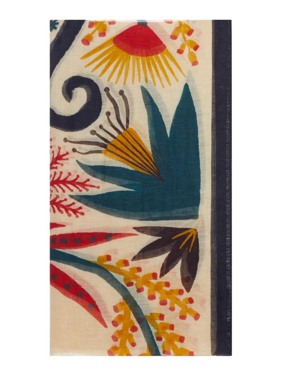 Etro MODAL SCARF WITH MIRROR PRINT, view 2