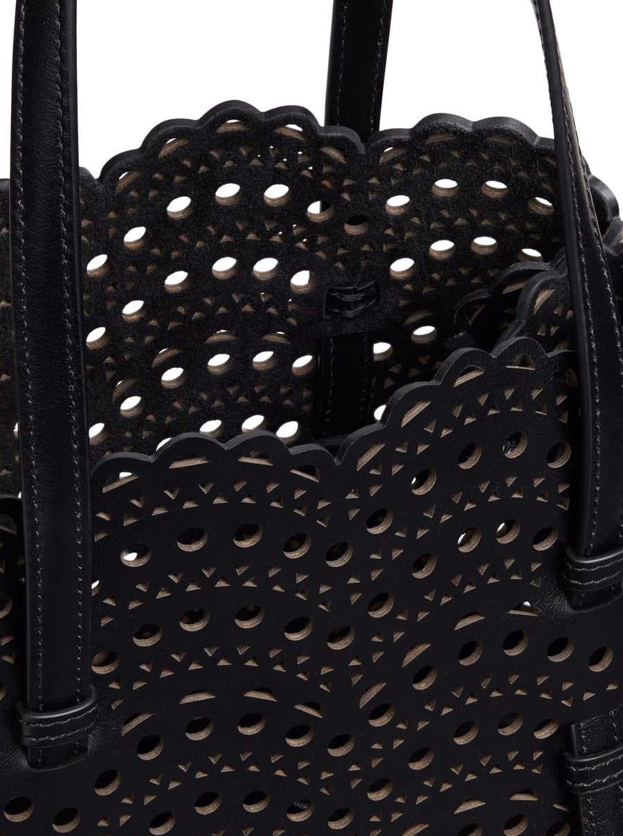 Alaïa MINA 25 LEATHER BAG, view 4
