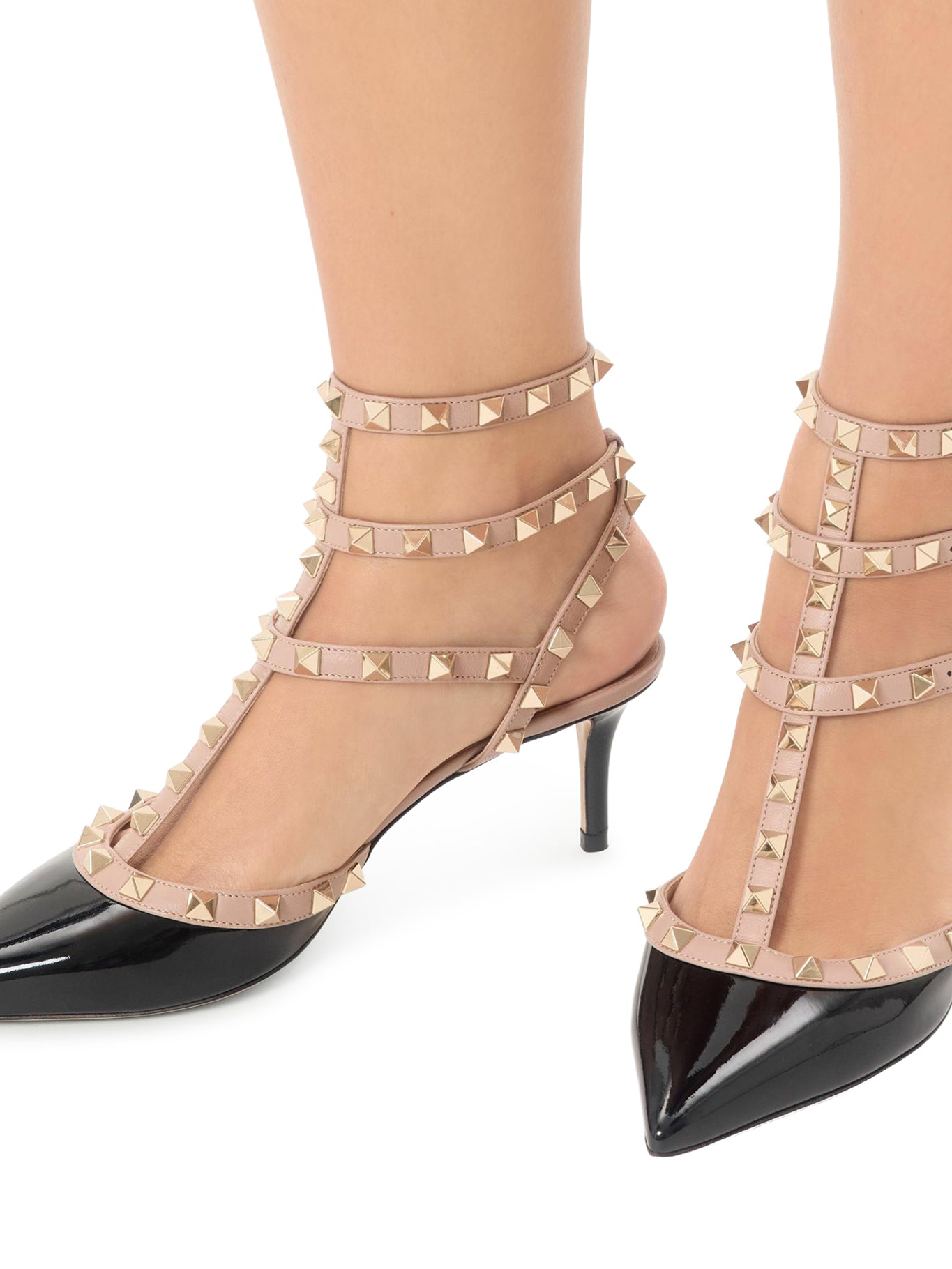 Valentino Garavani ROCKSTUD PUMPS WITH 65MM STRAPS, view 2