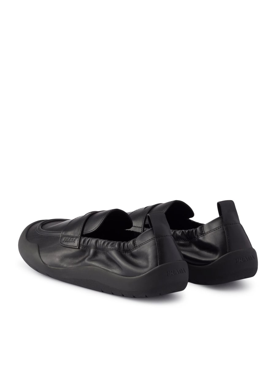Prada SPEEDROCK LEATHER LOAFERS, view 4