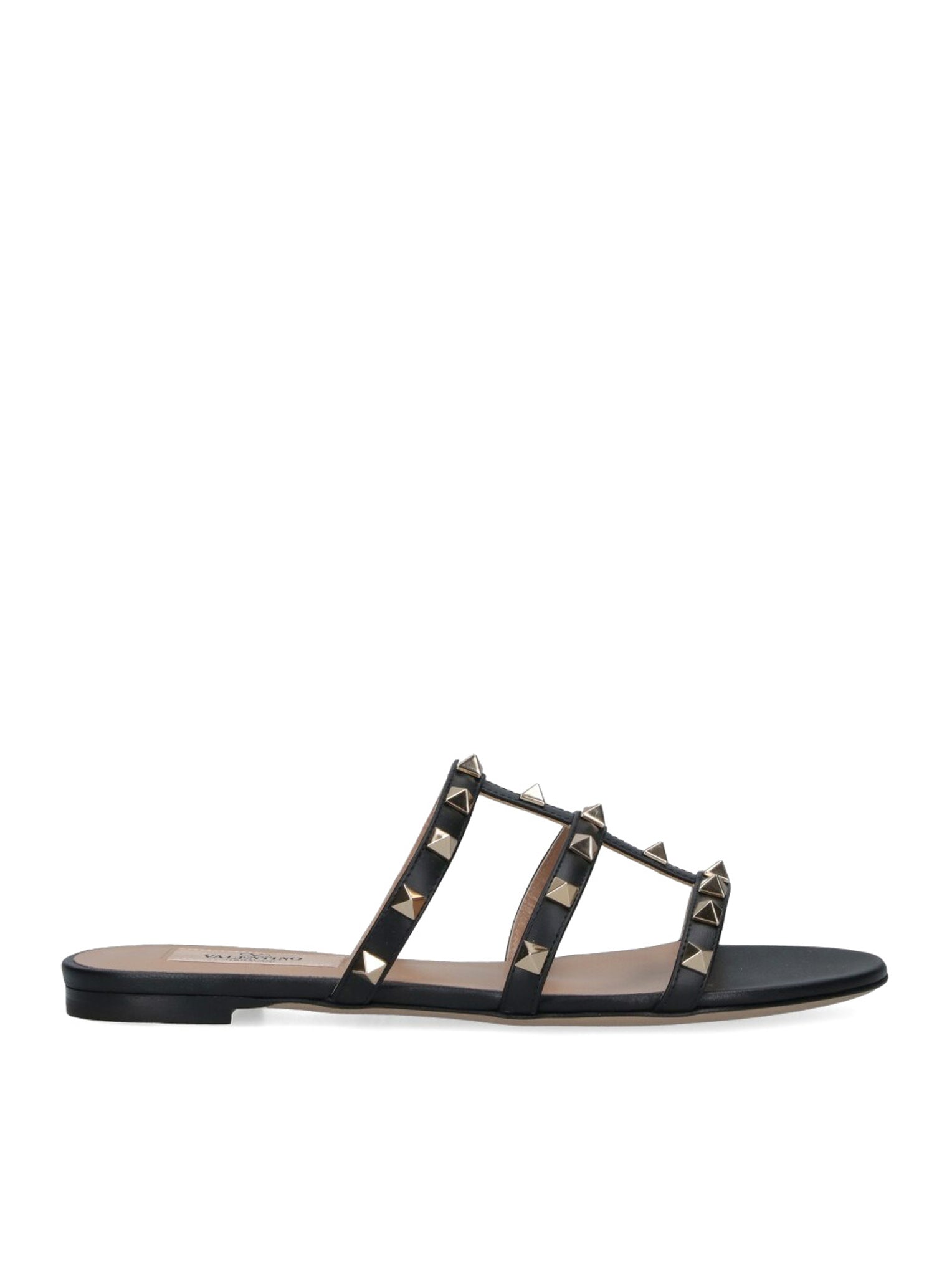 Valentino Garavani "ROCKSTUD" SLIDE SANDALS