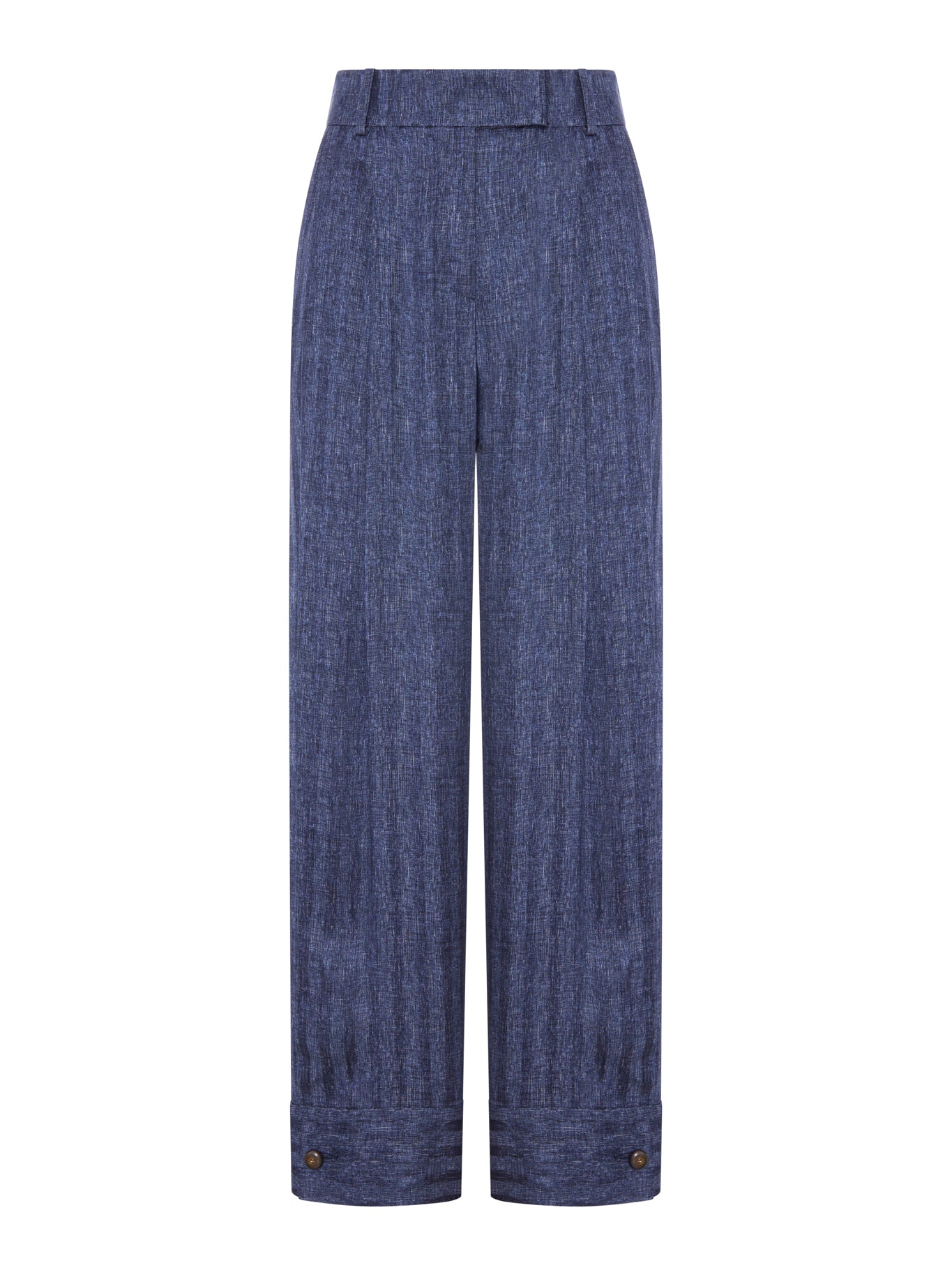 Giorgio Armani PRINTED SILK TROUSERS WITH PLEATS