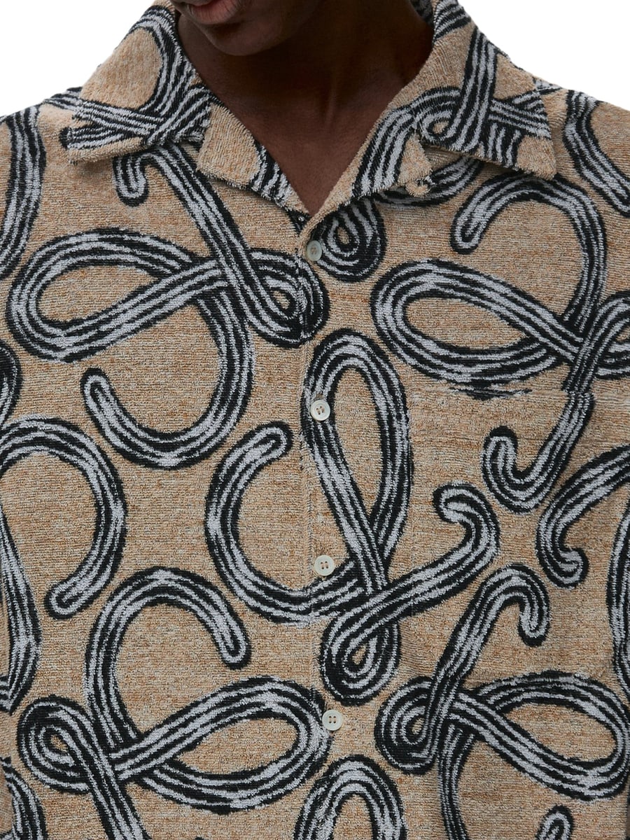 Loewe X Paula's Ibiza SHORT-SLEEVED SHIRT WITH ALL-OVER ANAGRAM, view 5
