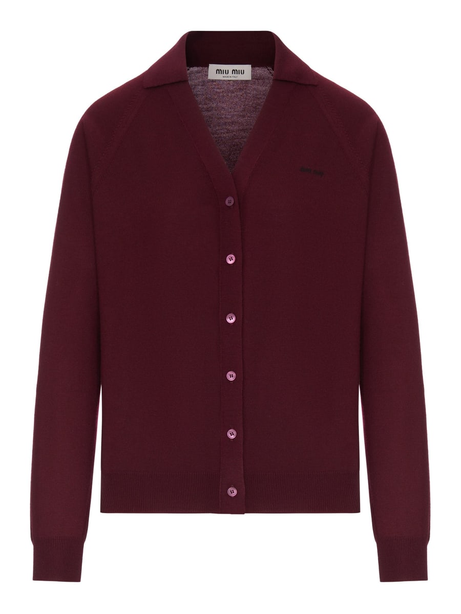 Miu Miu CARDIGAN IN THE FINEST WOOL YARN
