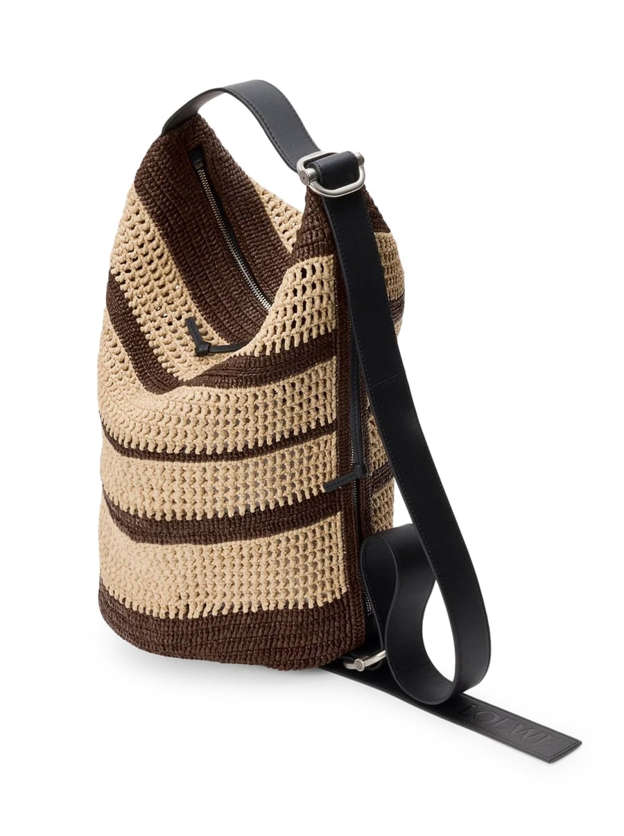Loewe X Paula's Ibiza MEDIUM RAFFIA LOOP BUCKET, view 4