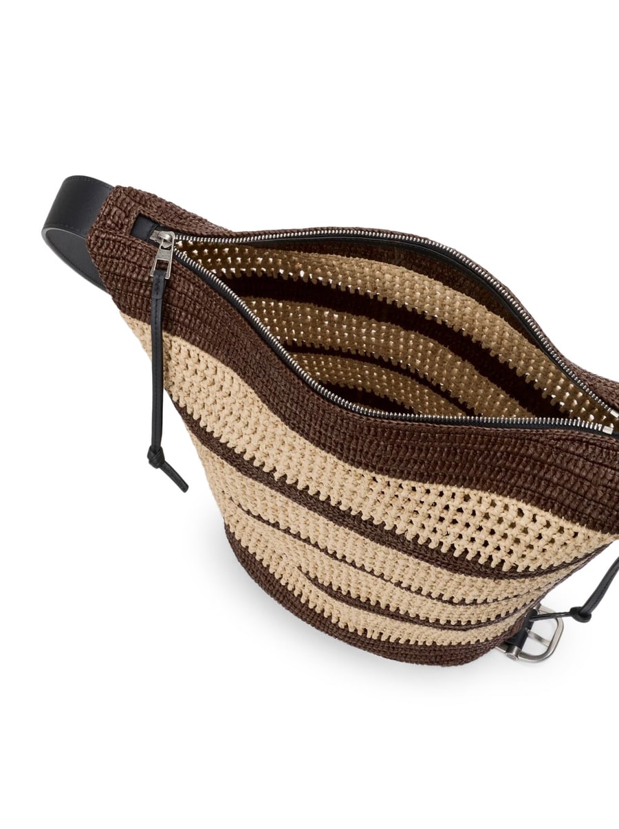 Loewe X Paula's Ibiza MEDIUM RAFFIA LOOP BUCKET, view 6
