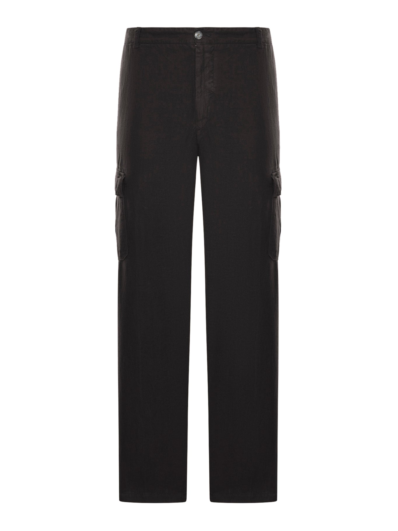 120% Lino LINEN CARGO TROUSERS