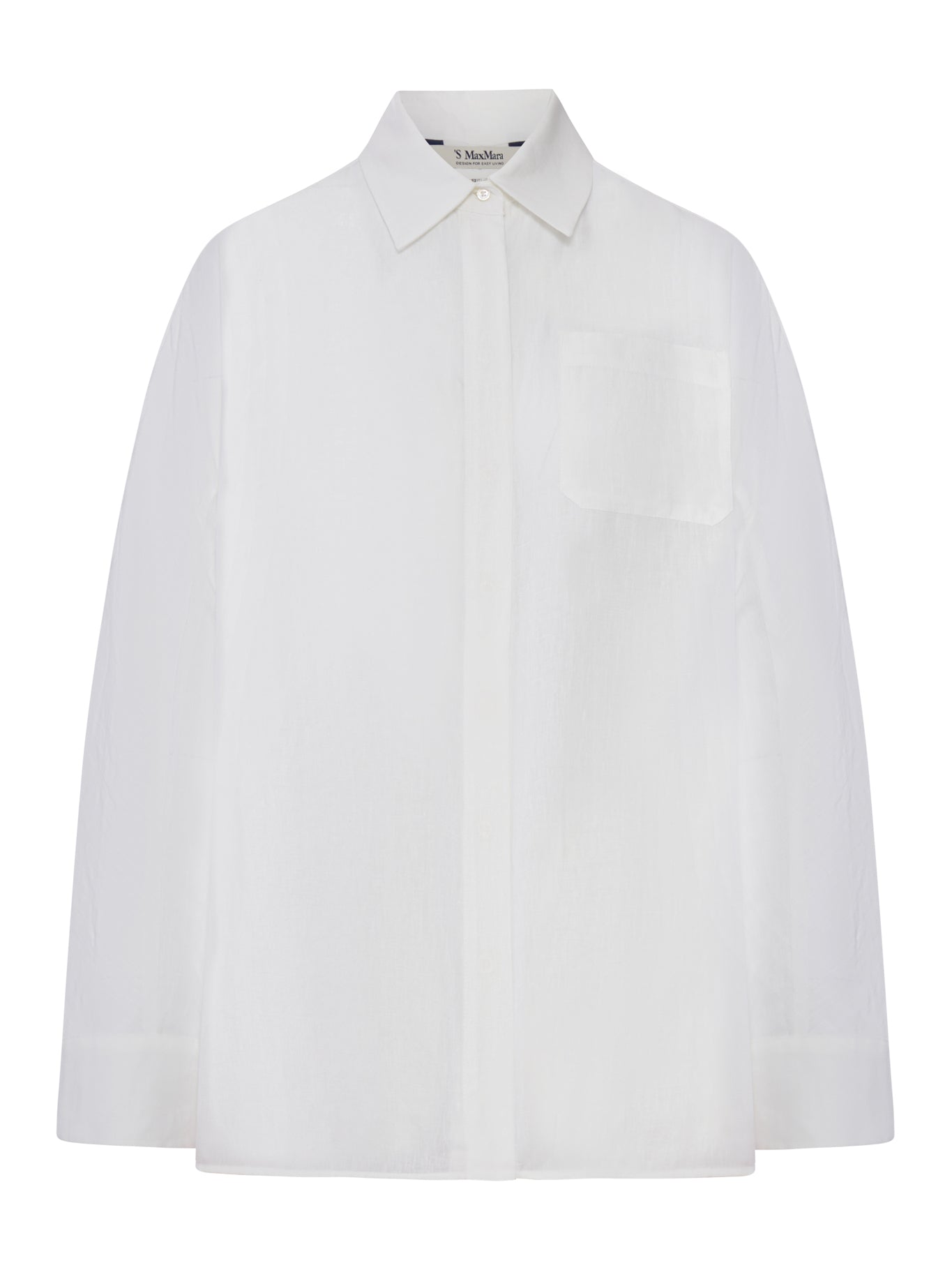 'S Max Mara LINEN CANVAS SHIRT