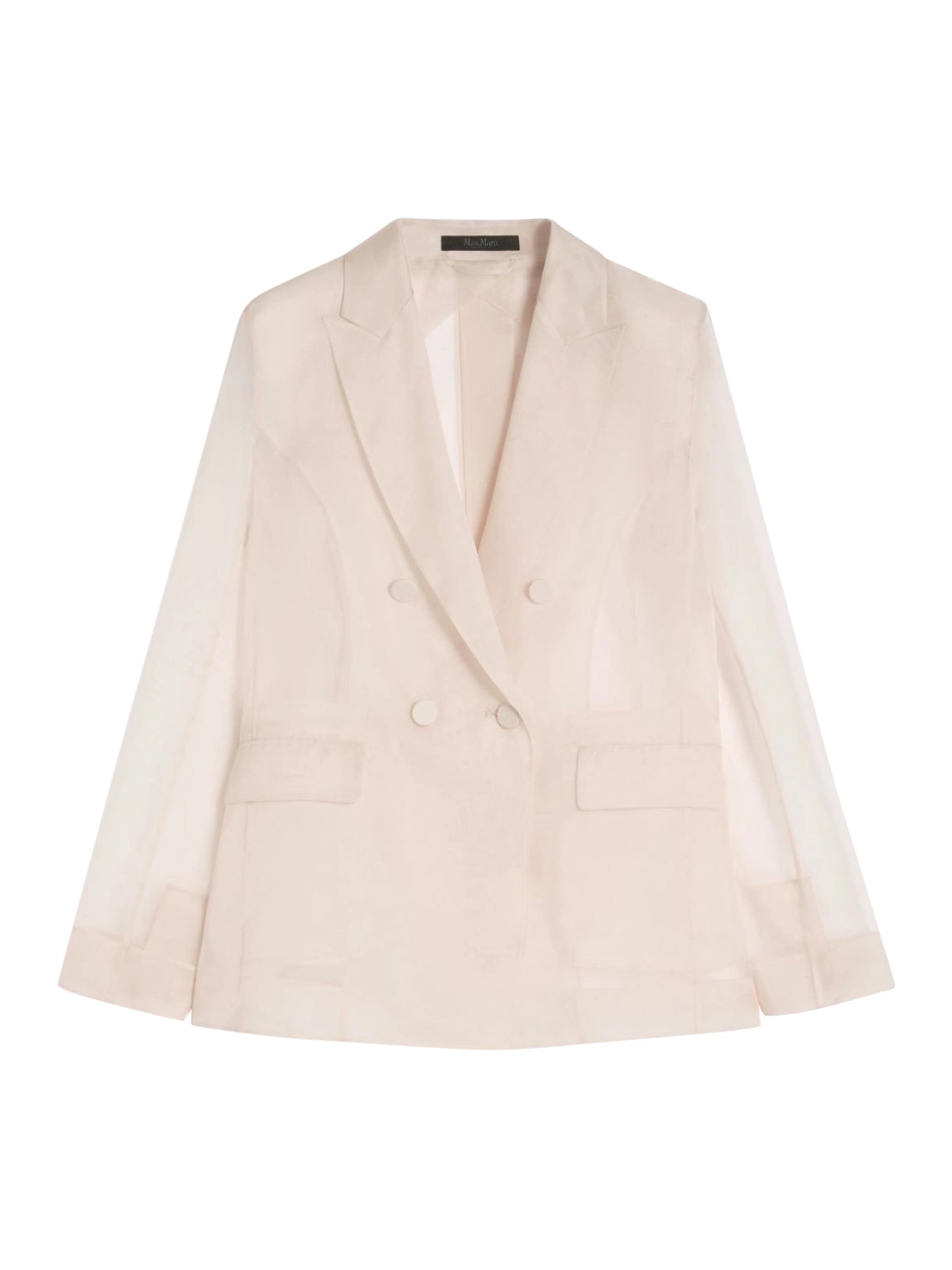 Max Mara Pianoforte SILK ORGANZA SLOGAN JACKET