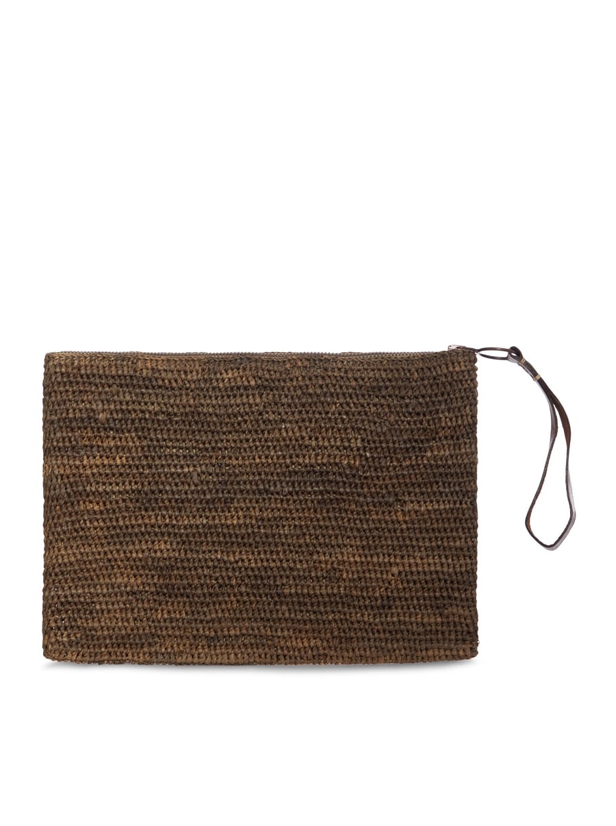 I Beliv AMPY RAFFIA CLUTCH, view 3