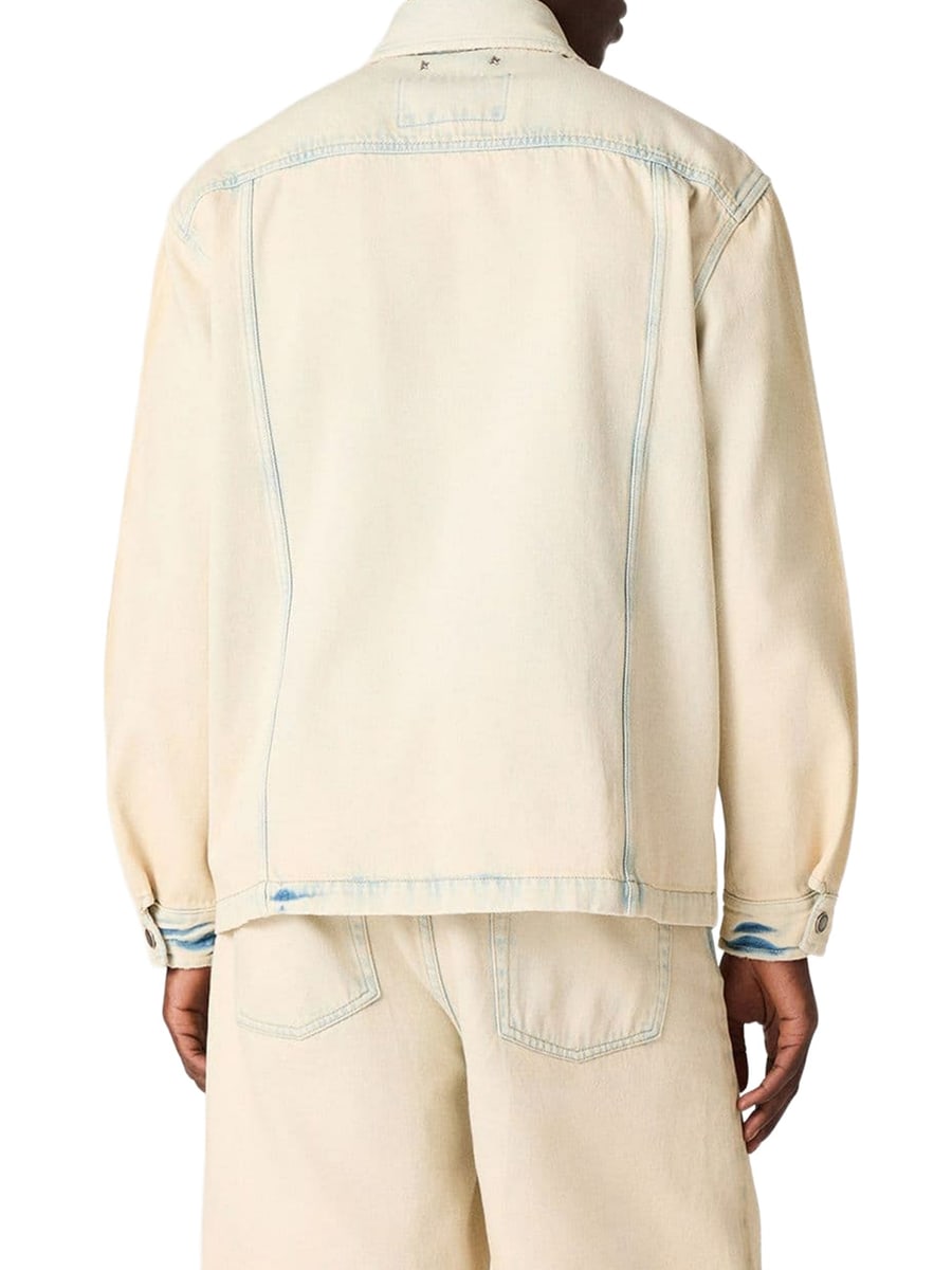 Golden Goose SAND DENIM WORK JACKET, view 4