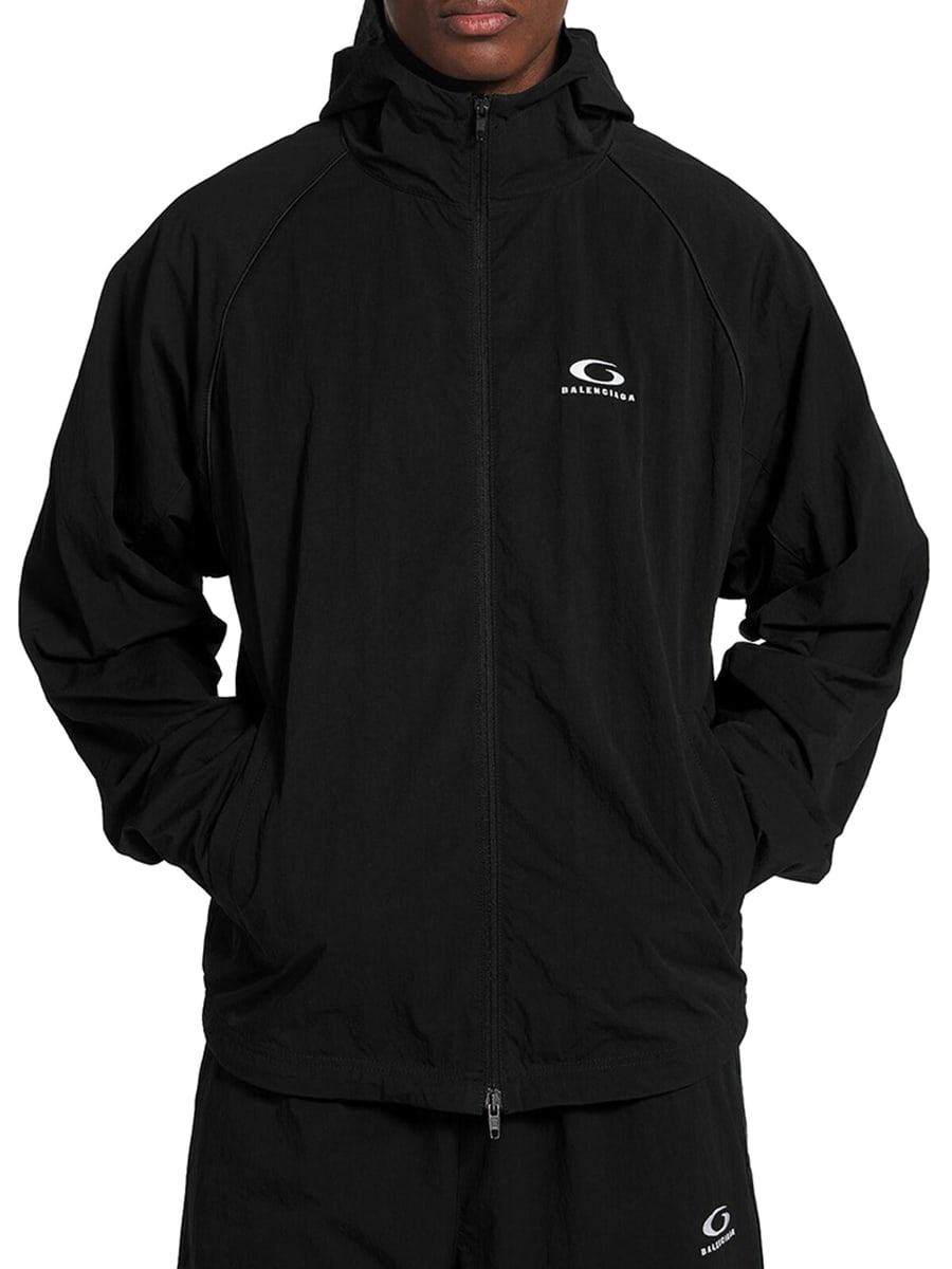 Balenciaga TECHNICAL FABRIC ZIP-UP JACKET, view 4