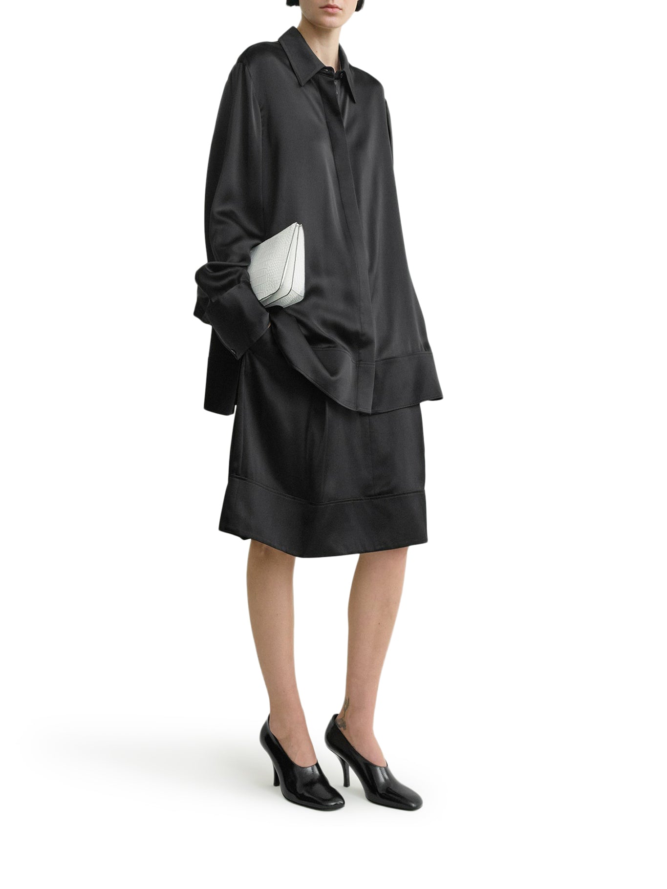 Toteme FLUID TUXEDO SHIRT, view 2