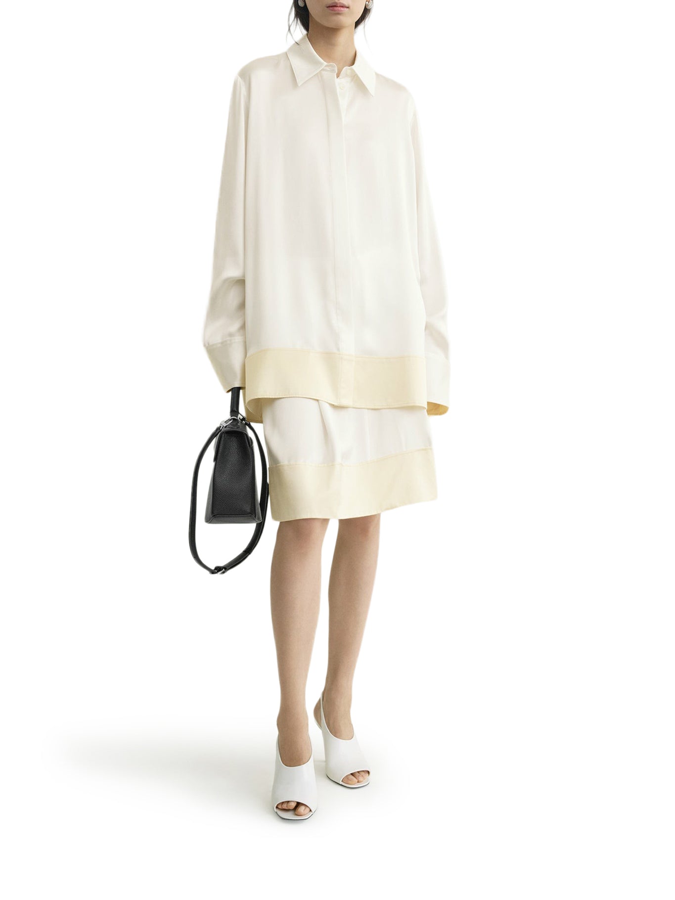 Toteme FLUID TUXEDO SHIRT, view 2