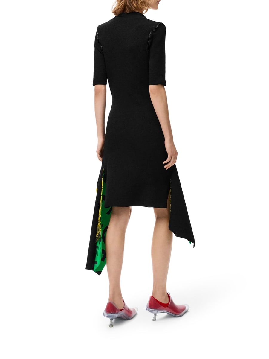 Loewe ASYMMETRIC DRESS WITH MULTI-LAYERED HEM, view 3