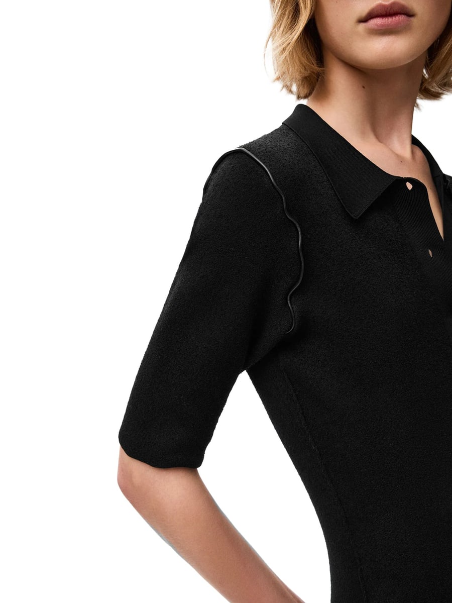 Loewe ASYMMETRIC DRESS WITH MULTI-LAYERED HEM, view 5