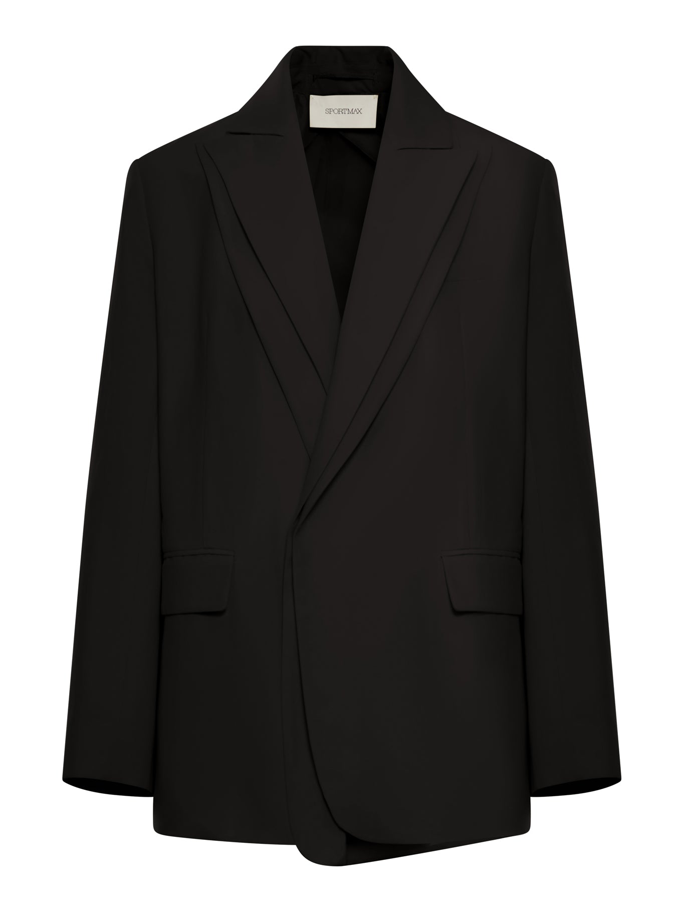 Sportmax DOUBLE COLLAR BLAZER IN VISCOSE BLEND