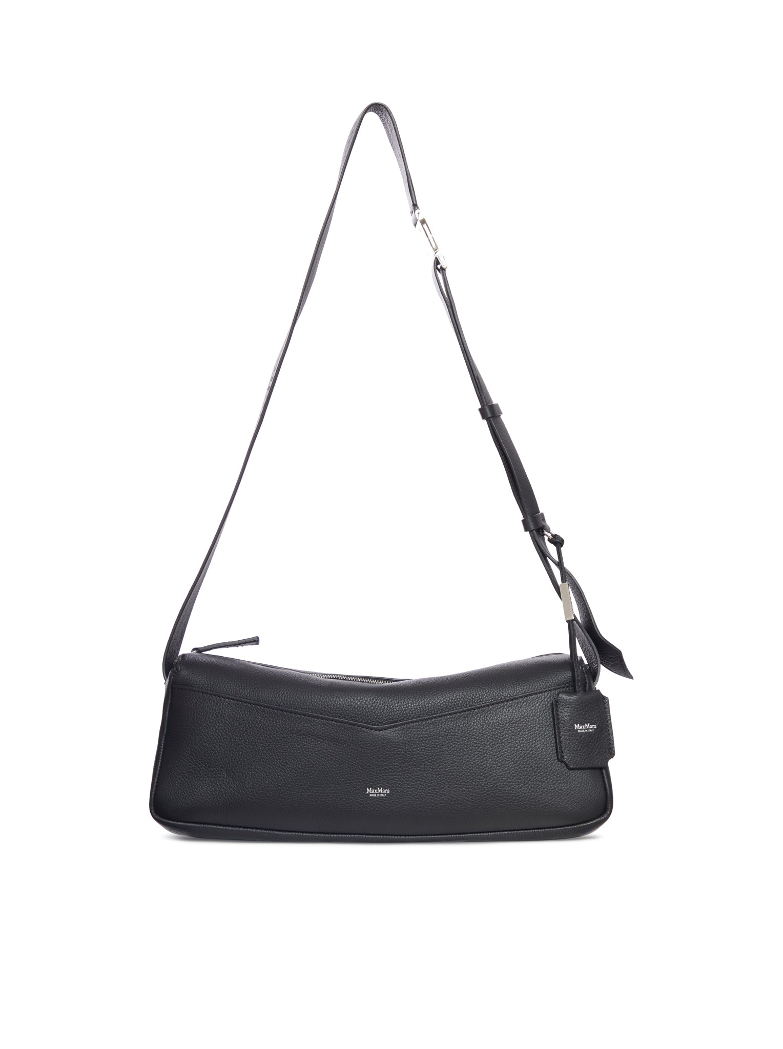 Max Mara HAMMERED LEATHER SHOULDER BAG