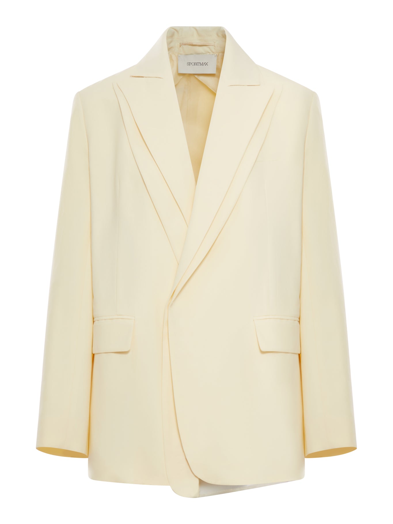 Sportmax DOUBLE COLLAR BLAZER IN VISCOSE BLEND