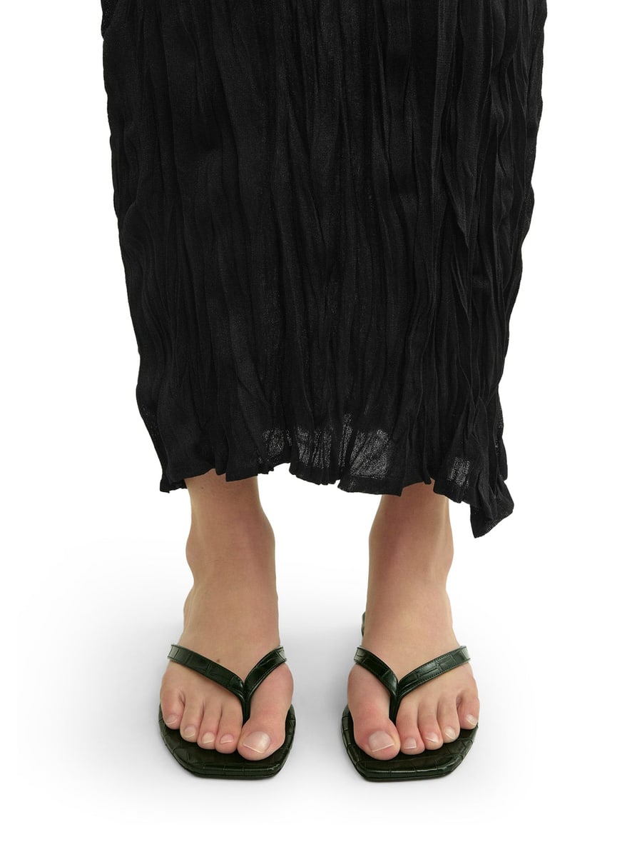 Toteme CROCO-EMBOSSED FLIP-FLOPS, view 2