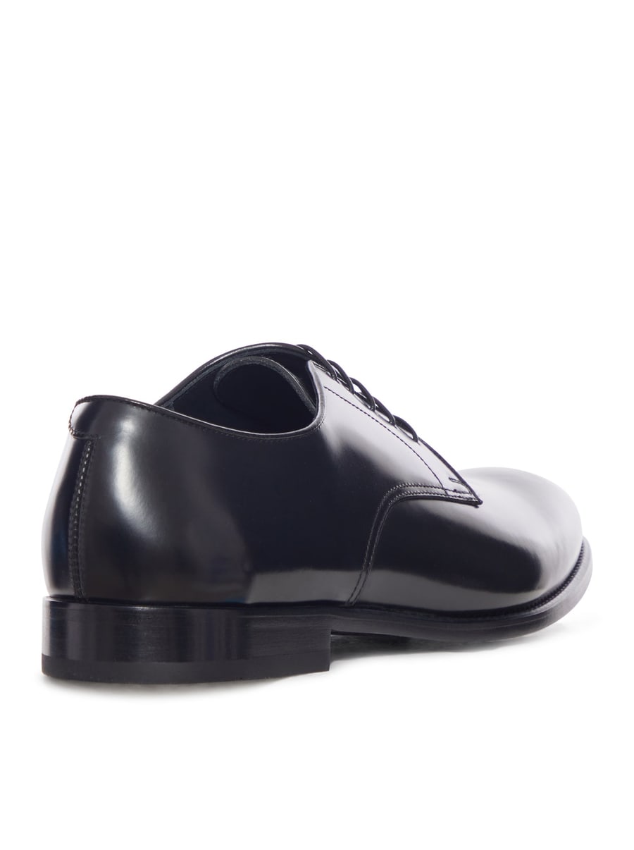 Doucals DERBY LACE-UP IN SHINY LEATHER, view 3
