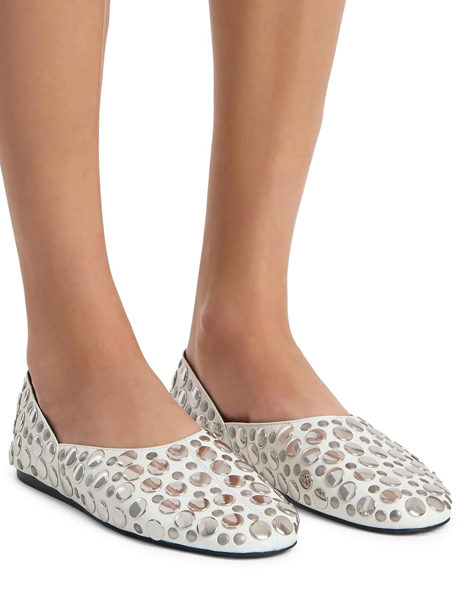 Khaite JANE FLAT IN LEATHER, view 3