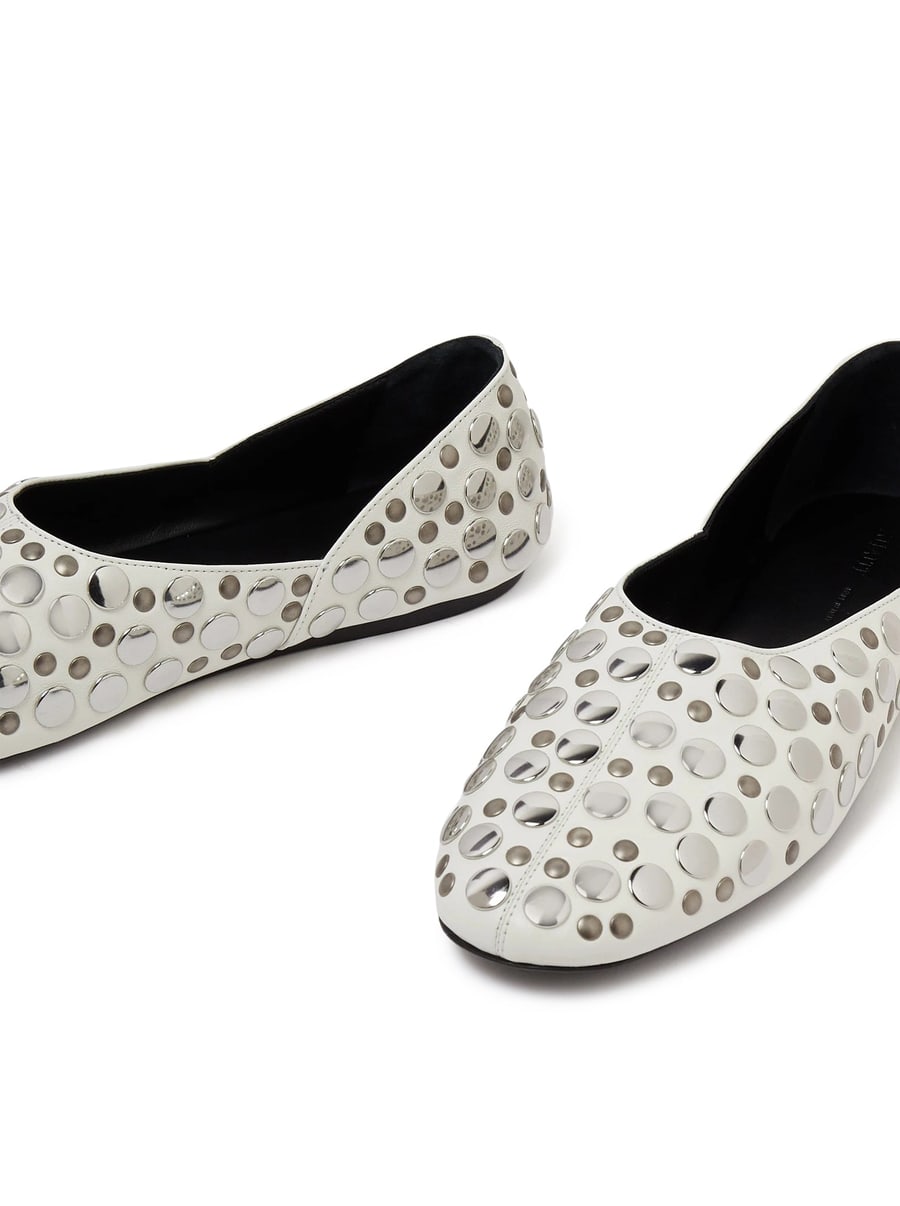 Khaite JANE FLAT IN LEATHER, view 5