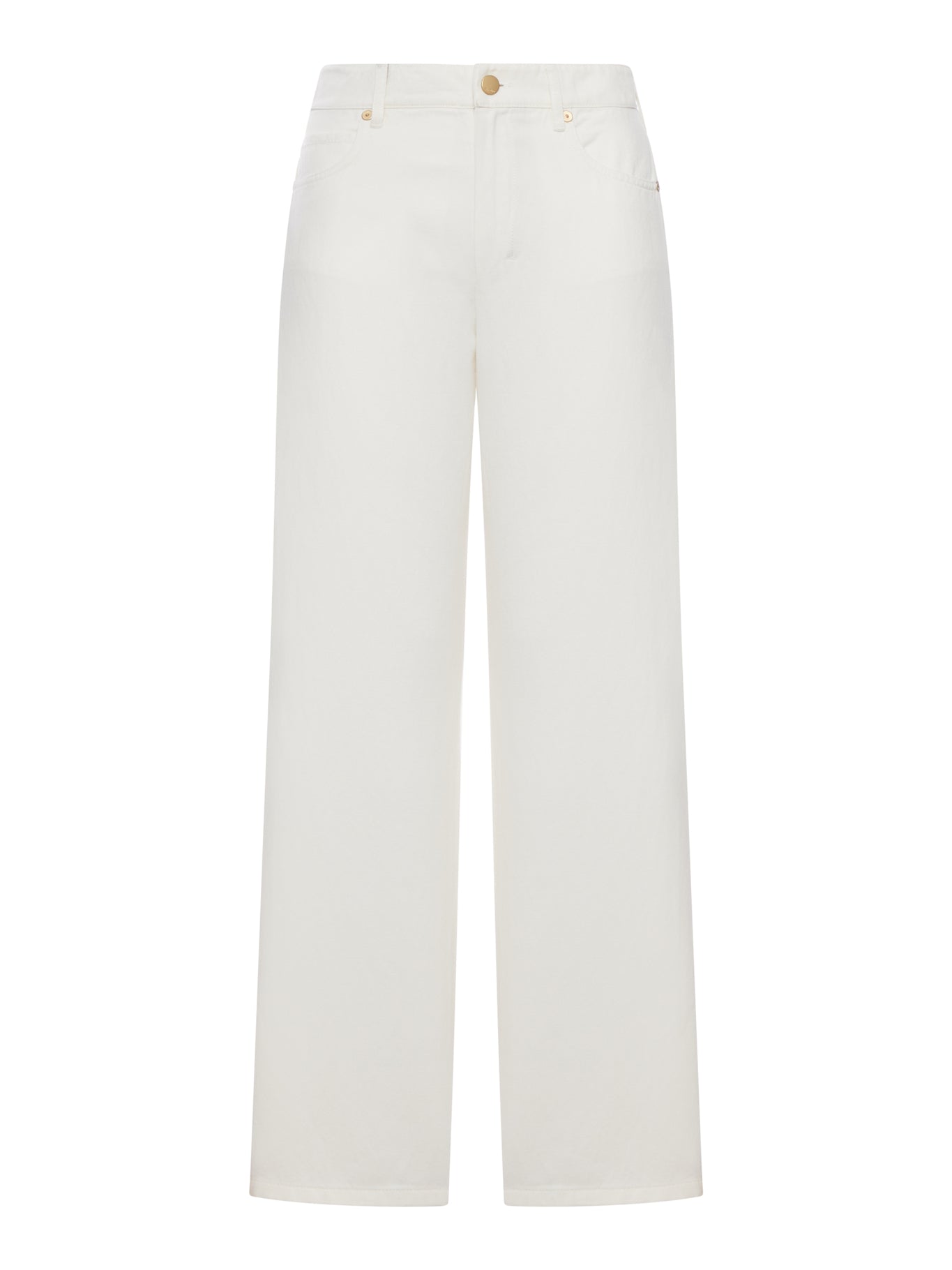 'S Max Mara 5-POCKET COTTON AND LINEN TROUSERS
