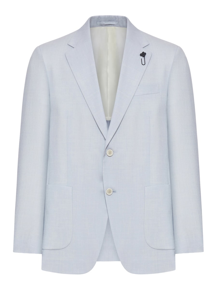Lardini SINGLE-BREASTED TAILORED BLAZER