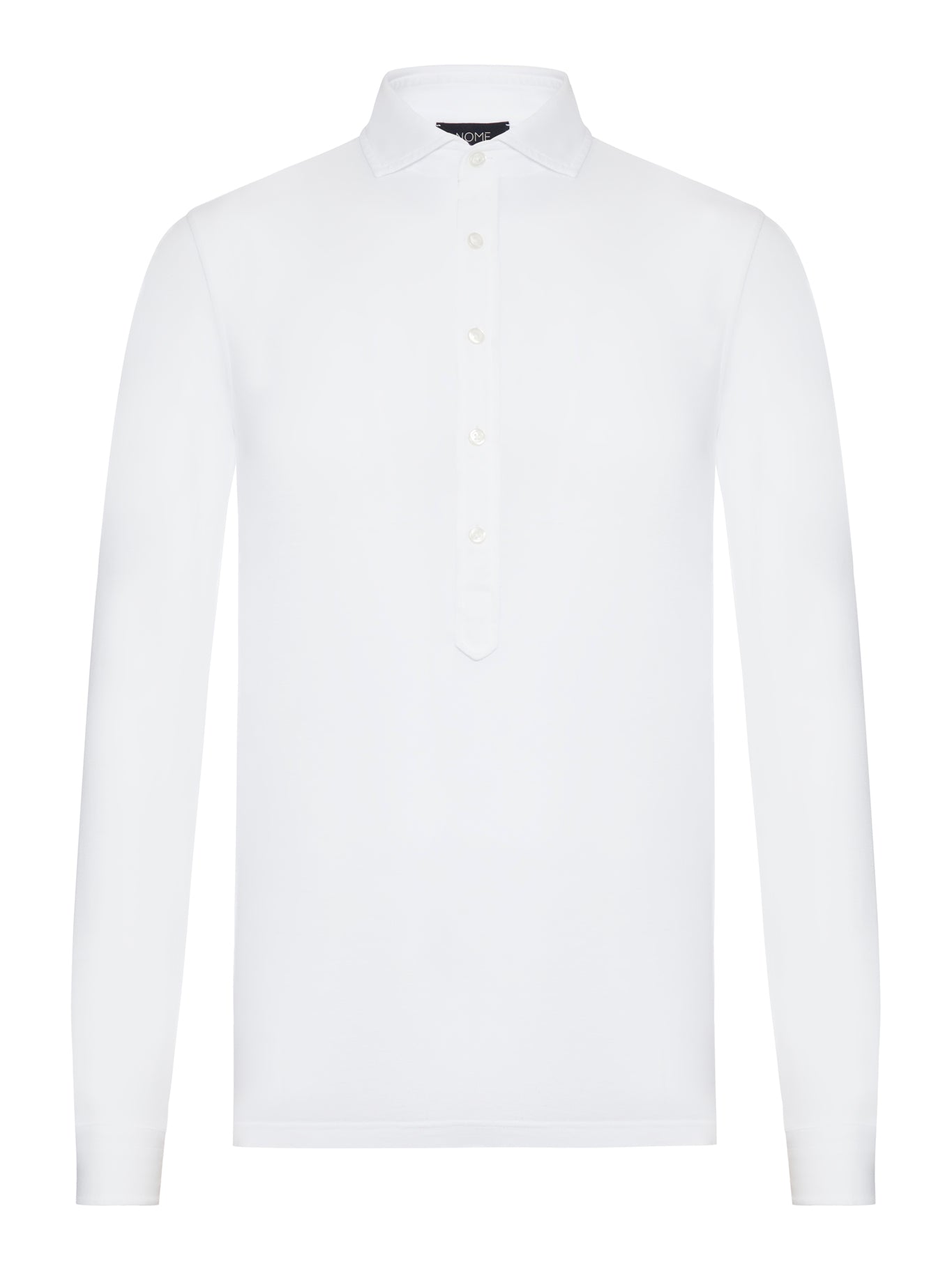 Nome G LONG-SLEEVED POLO SHIRT IN LIGHTWEIGHT COTTON