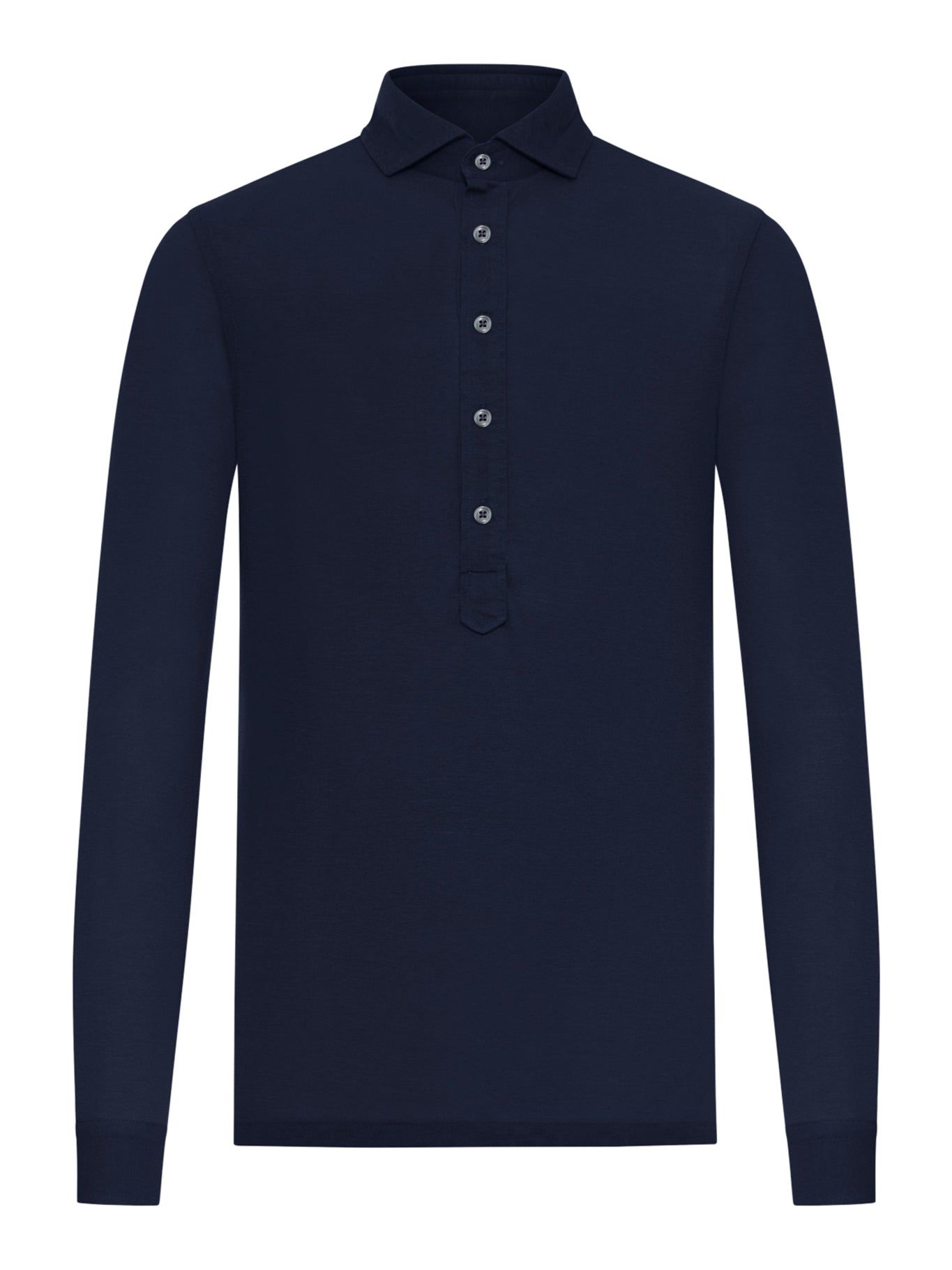 Nome G LONG-SLEEVED POLO SHIRT IN LIGHTWEIGHT COTTON